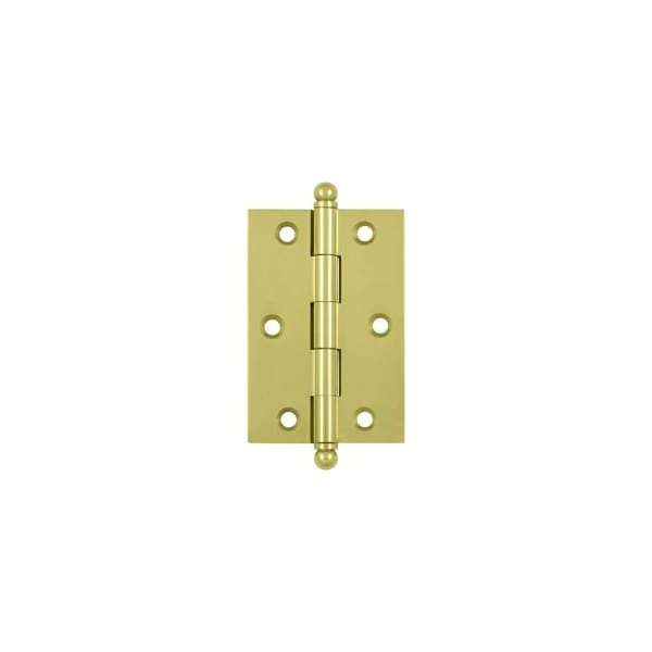 Deltana CH3020U3 Cabinet Hinges W/ Ball Tips Polished Brass, 10PK CH3020U3-XCP10 - main
